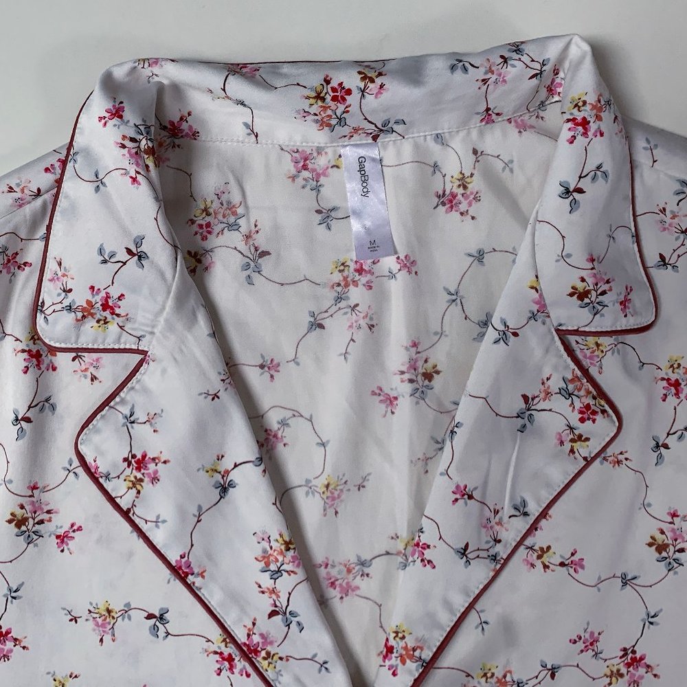 Gap Body Silky, Floral Pajama Top